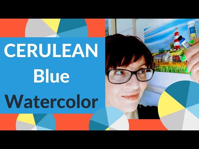 Cerulean Blue Watercolor