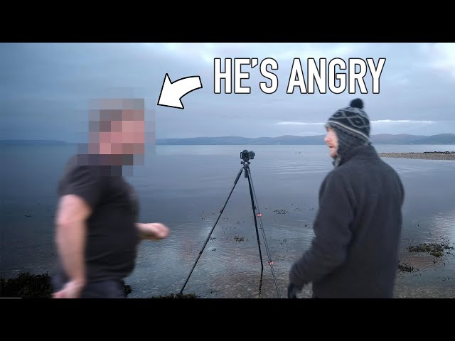 Confronted by Angry Photographer on Road Trip to Isle of Arran