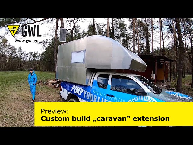Living on the road - Car Extension with Solar power and batteries