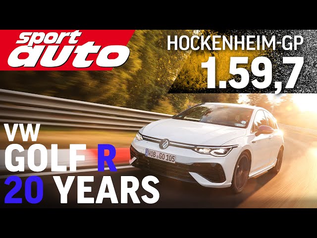 VW Golf R 20 Years: Schnellster | Fastest VW Hockenheim-GP | sport auto Supertest