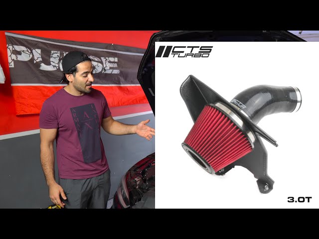 AUDI S5 / S4 B9 CTS COLD AIR INTAKE STEP BY STEP DIY INSTALLATION AND REVIEW.