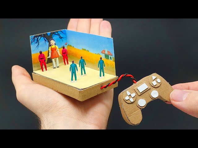 DIY Miniature SQUID GAME Console 😍🎮