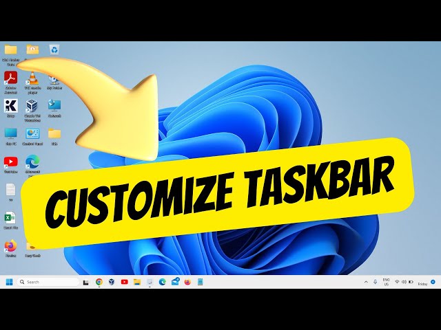 Windows 11 Taskbar Customization in 3 Minutes | Quick & Easy Tutorial