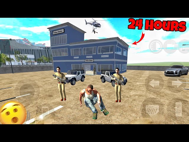 24 HOURS IN POLICE STATION - INDIAN BIKES DRIVING 3D 😱