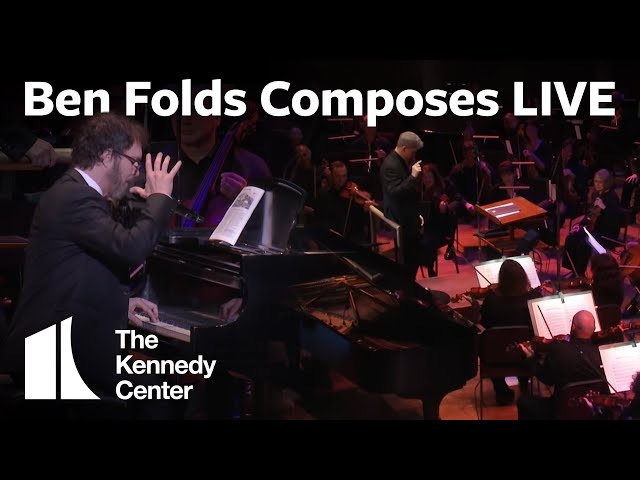 Ben Folds Composes a Song LIVE for Orchestra In Only 10 Minutes