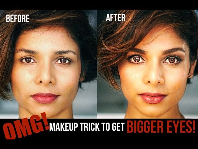 MAKEUP TRICK TO MAKE EYES LOOK BIGGER (2018) Eye Makeup Tutorial for small eyes