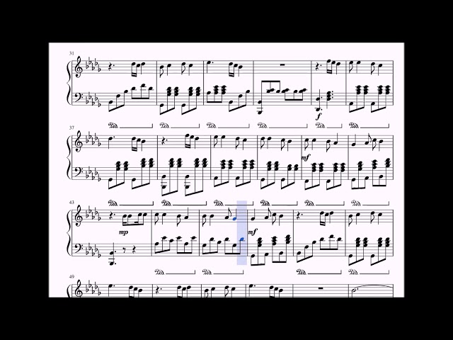 Piano sheet - How to play: Booye Eydi - Farhad - نت پیانو فرهاد - بوی عیدی  - Bbm - Mohsen Karbassi