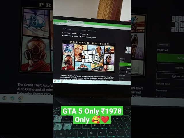 GTA 5 Price Low 🔥🖤 #gta5