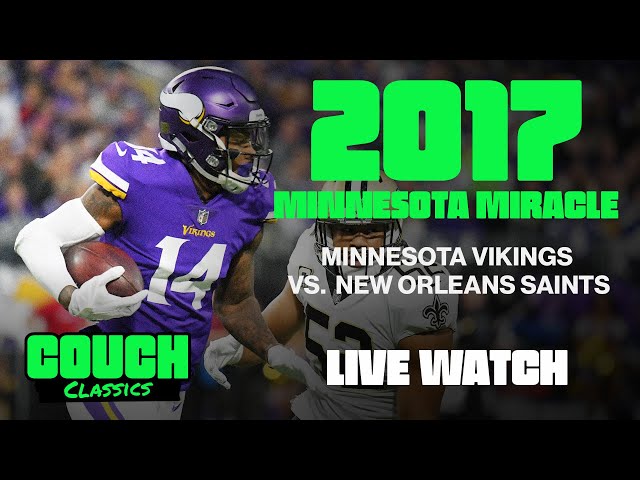 Couch Classics Episode 02 - 2017 NFL Playoffs - Saints @ Vikings "Minnesota Miracle"