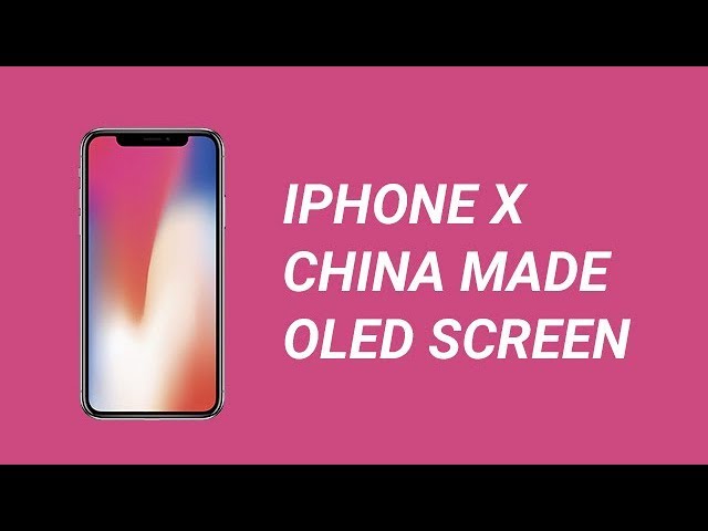 China Made OLED Screen for iPhone X | Test Review