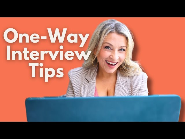 12 Tips to CRUSH a One-Way Virtual Job Interview