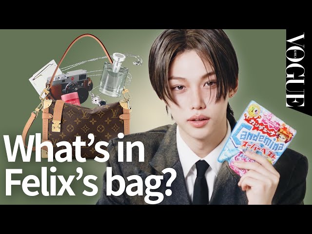 Stray Kids Felix's What's in My Bag! | MYVOGUE