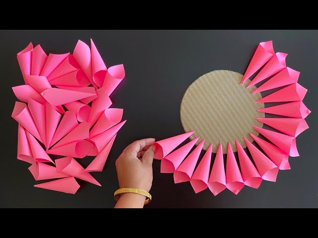 Beautiful Flower Wall Hanging / Paper Craft For Home Decoration / Paper Wall Hanging /DIY Wall Decor