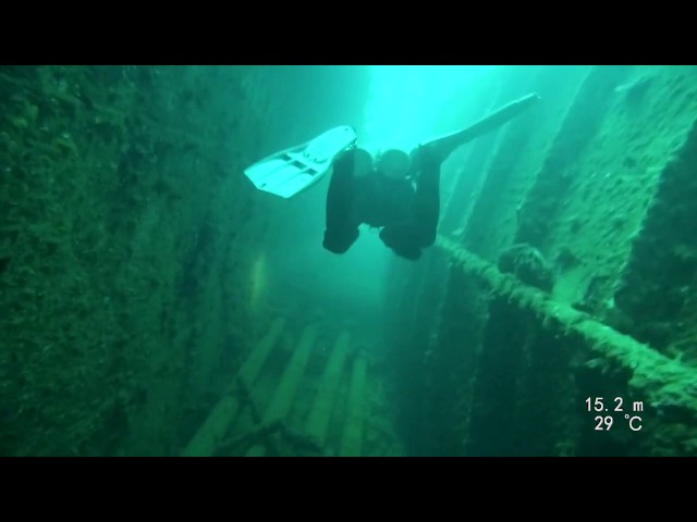 A Narrated COMPLETE TECHNICAL WRECK DIVE On One Of The Largest Japanese Shipwrecks of WWII
