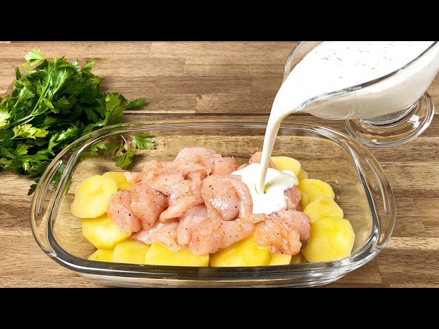 Just chicken breast and potatoes! What could be tastier! Delicious chicken and potato recipe