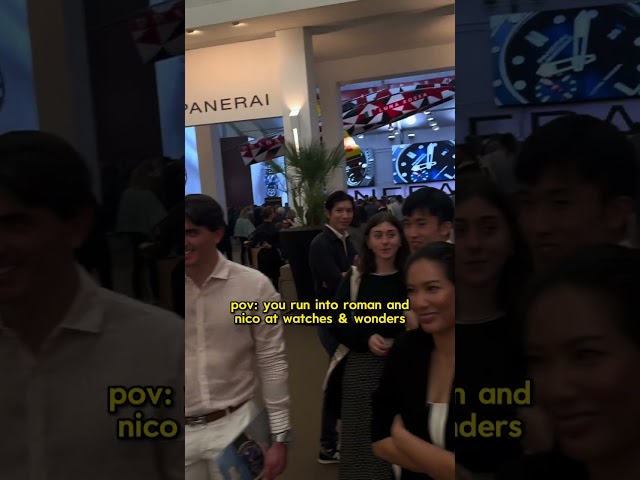 POV: You run into me in Geneva during Watches & Wonders 2024