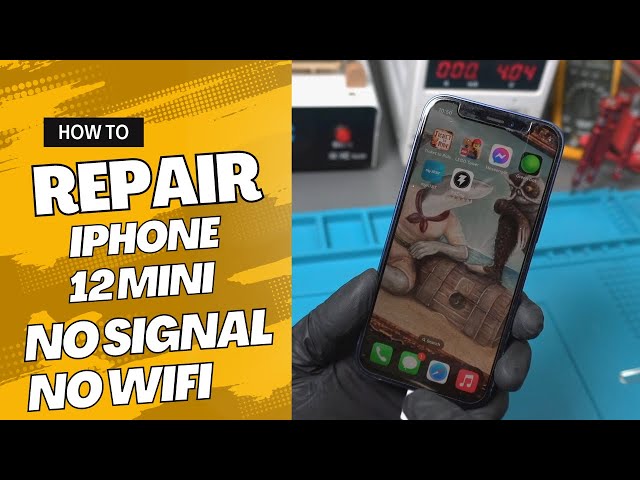 How to Repair iPhone Mini 12 with No Signal WiFi or Bluetooth After Impact