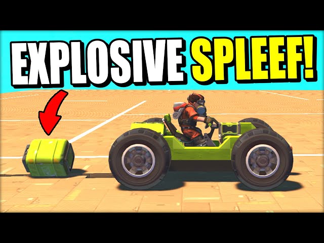 I Built a Spleef Arena Where Players Can Spawn EXPLOSIVES! (Scrap Mechanic Multiplayer)