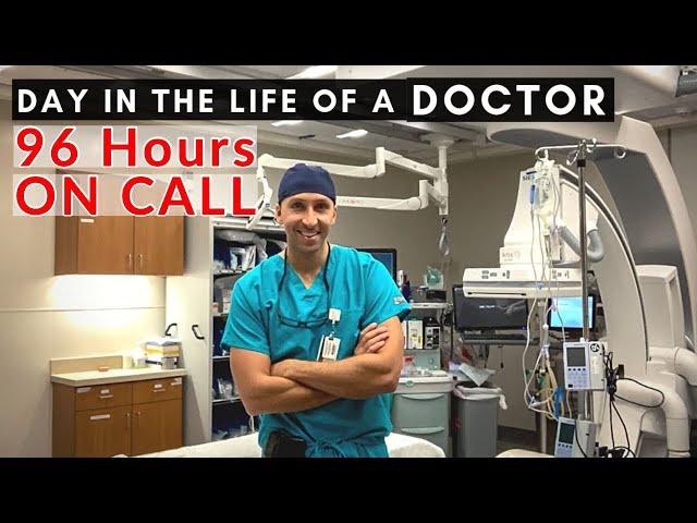 96 HOUR CALL SHIFT: Day in the Life of a Doctor - Interventional Radiology