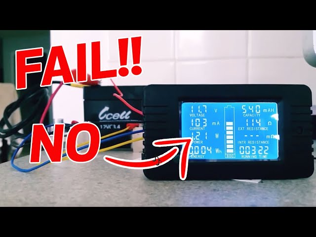 Electric Boat - Battery Monitor FAIL -Blue Point Multimeter / Amprobe Clamp Meter Test