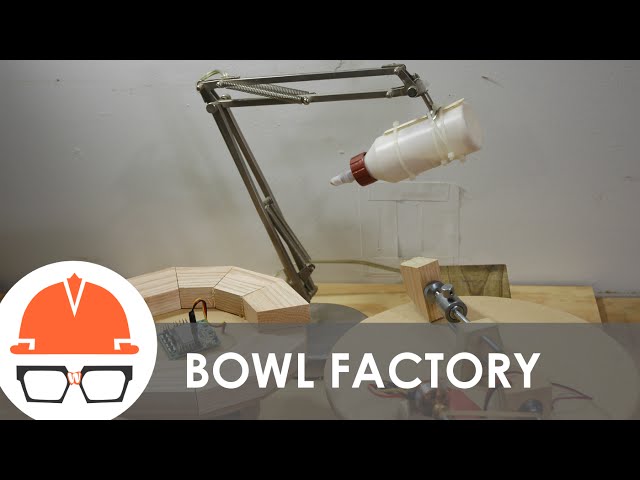 Segmented Bowl Factory - Stop Motion Woodworking