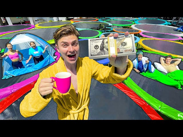 Last to Leave 30 Trampolines Wins $10,000