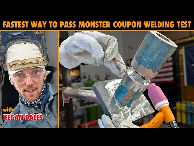 Is This The Fastest Way to Pass a Monster Coupon Welding Test? TIG | STICK ROD