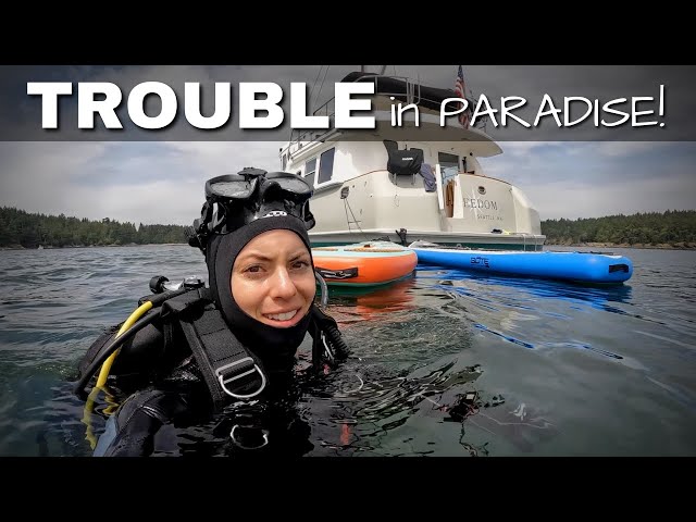 There's trouble in paradise aboard our Nordhavn 43 yacht!!! [MV FREEDOM SEATTLE]