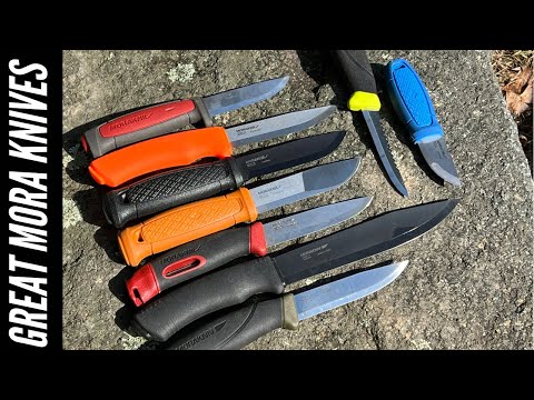 9 Awesome Knives from Mora (Morakniv): Garberg, Kansbol, Companion, Bushcraft & More Knives