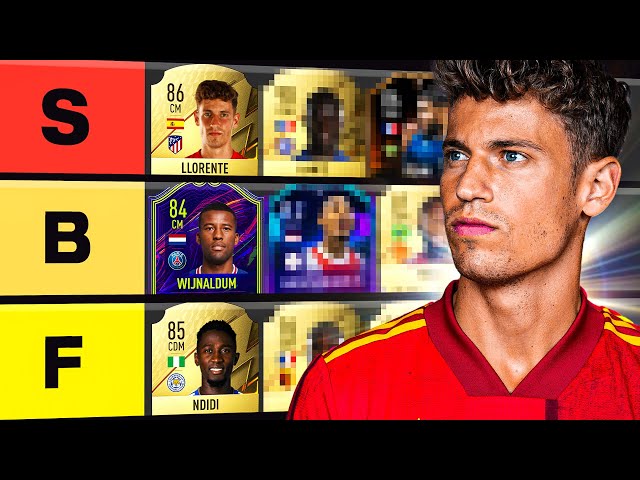 RANKING THE BEST MIDFIELDERS IN FIFA 22! 🏆 - FIFA 22 Ultimate Team Tier List (October)