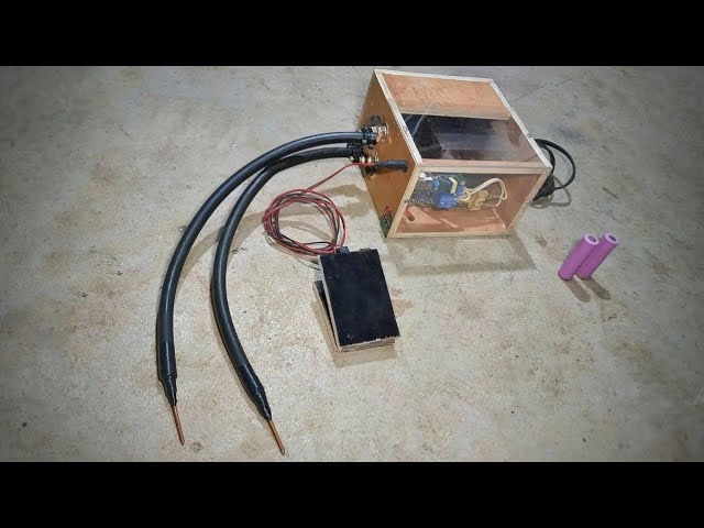 Make your own spot welder with foot pedal