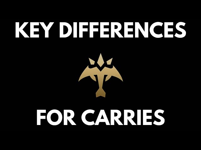 The KEY Differences in Carrying In Dota and League