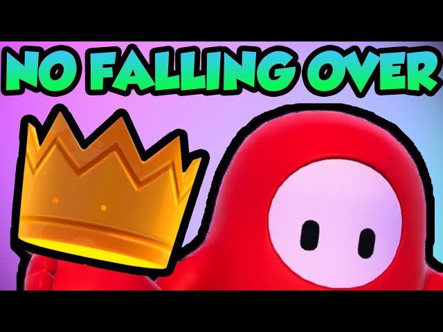 I Won Without FALLING in Fall Guys - Challenge