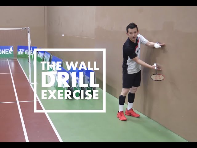 Badminton Wall Drill - Coach Kowi Chandra