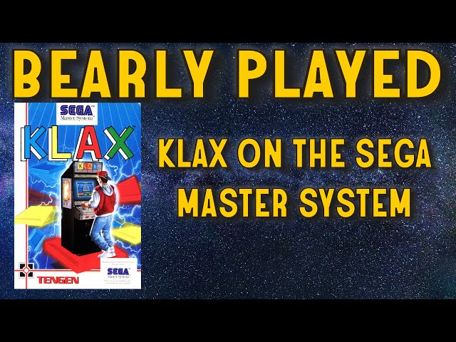 Bearly Played : Klax On The Sega Master System (Retro & Video Games)