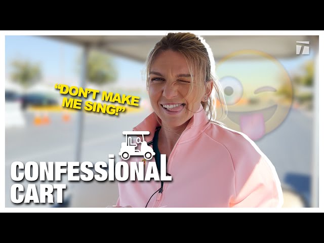 Simona Halep's Wildest Player Party Moment! | CONFESSIONAL CART 2022