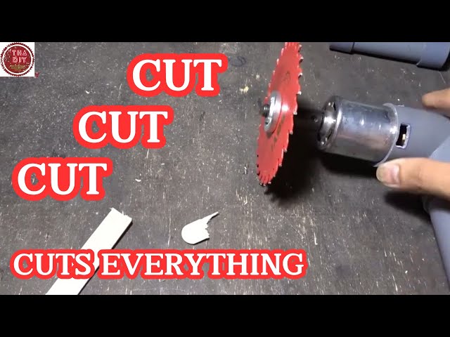 DIY Battery 12v Cutting Machine Super Strong From Motor 775 | THA DIY