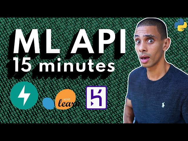 Building a Machine Learning API in 15 Minutes | Coding Challenge