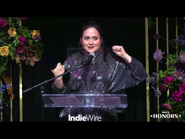 IndieWire Honors - Lily Gladstone Accepts the Performance Award