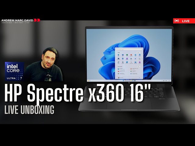 2024 HP Spectre x360 16 - Live Unboxing