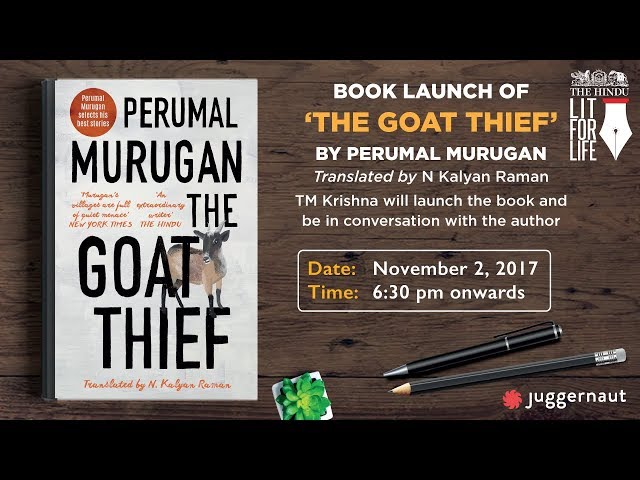 Book Launch of 'The Goat Thief' By Perumal Murugan