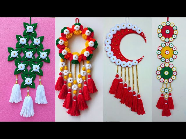 4 Best Woolen Wall Hanging Craft Ideas | Easy Woolen Wall Hanging Design for Home Decoration