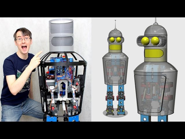 Building Robot X #7 | Futurama Bender | James Bruton
