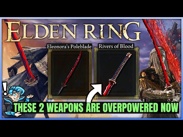 Arcane Weapon = BROKEN OP Now - Rivers of Blood & Eleonora's Poleblade Best Build - Elden Ring 1.03!