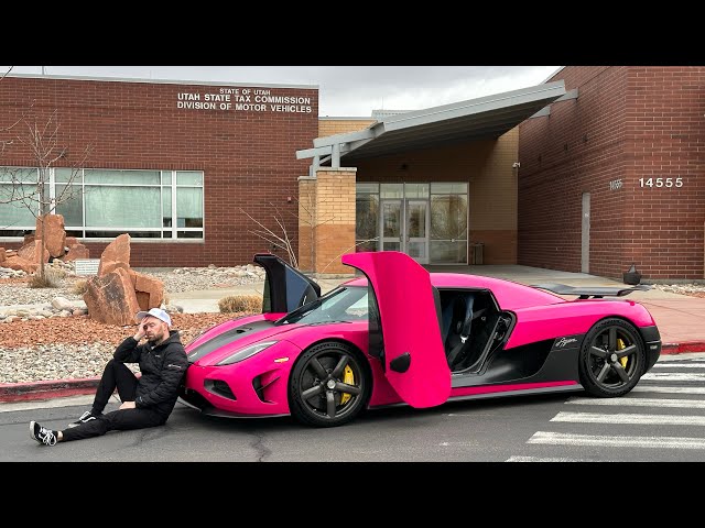 The Utah State Tax Commission meets my Koenisgegg Agera.