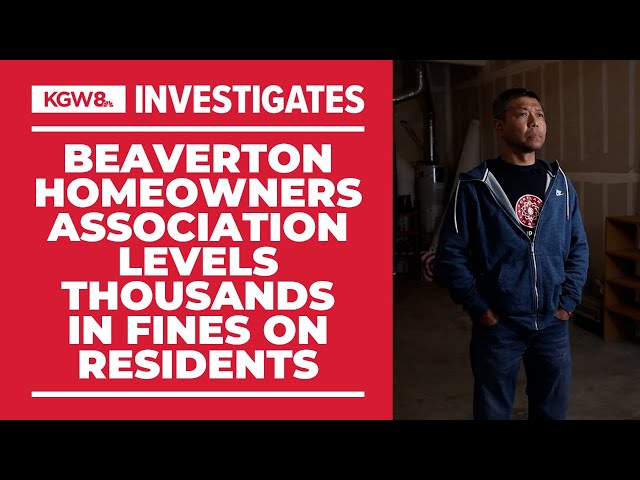Beaverton homeowners protest HOA board that's sent thousands in fines, changed leadership rules