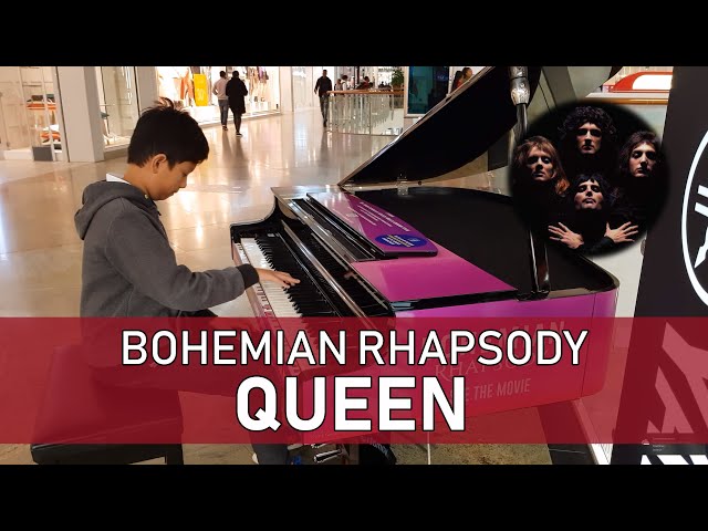Bohemian Rhapsody on Yamaha Clavinova Piano at The Oracle Reading by Cole Lam 11 Years Old