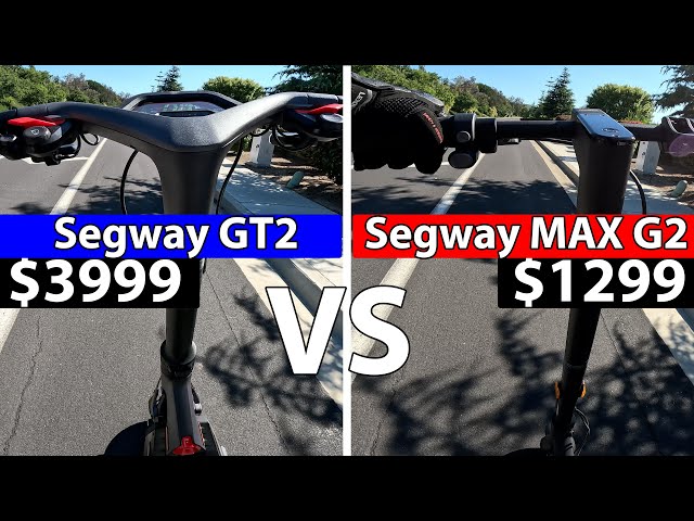 The HUGE Price and Performance Difference Between the Segway MAX G2 and the GT2!