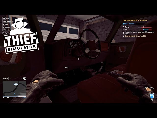 Hotwiring A Car | Thief Simuator