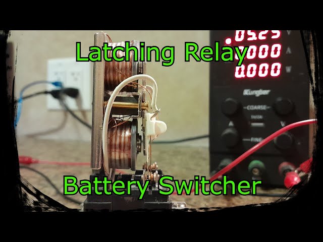 Latching Relay Battery Switcher